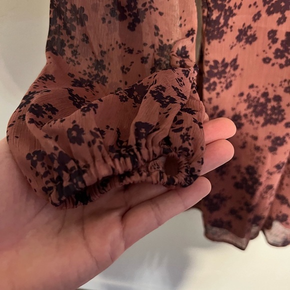 Live to be Spoiled Long Sleeve Knot Front Skater Dress Size XS - Picture 7 of 7